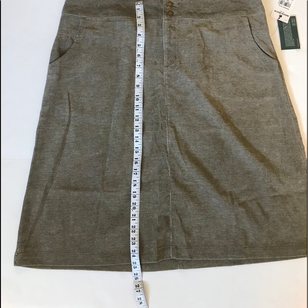 Woolrich  || Full Length Brown corduroy Skirt - Picture 5 of 7
